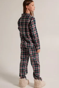 Ondergoed & Lounge<America Today Pyjama Labello JR Shirt Blue/white|Green/red|White/green