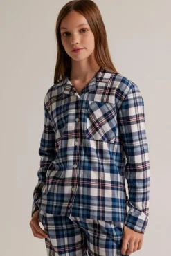 Ondergoed & Lounge<America Today Pyjama Labello JR Shirt Blue/white|Green/red|White/green