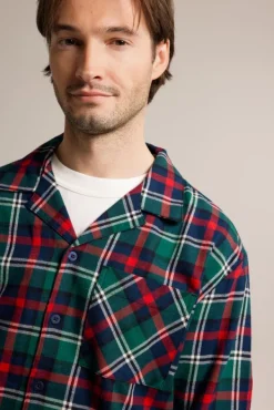 Ondergoed & Lounge|Pyjama<America Today Pyjama Nathan Shirt Multicolour