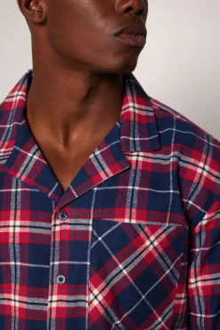 Ondergoed & Lounge|Pyjama<America Today Pyjama Nathan shirt Red/navy