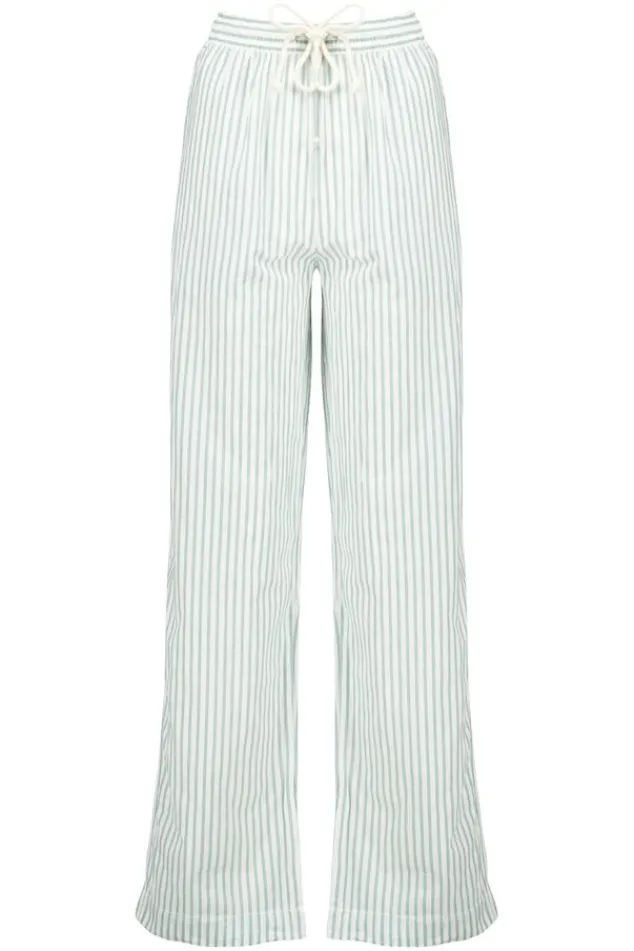 Pyjama|Ondergoed & Lounge<America Today Pyjamabroek Loyce White/green