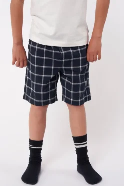 Ondergoed & Lounge<America Today Pyjamashort Lake short JR Navy/white