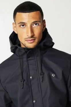 Jassen|Heren regenjassen<America Today Regenjas Jace Washedblack|Deepblue|Green