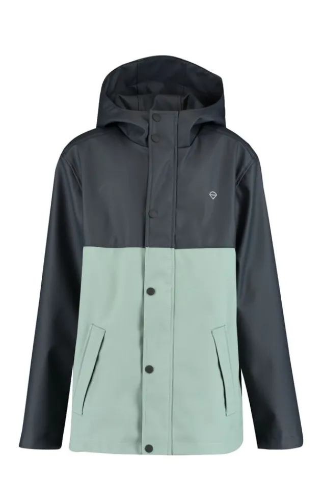 Jongens regenjassen|Jassen<America Today Regenjas Jace JR Deepblue