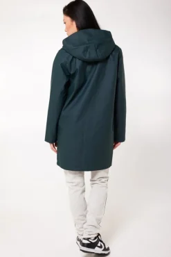 Jassen|Dames regenjassen<America Today Regenjas Janice Black|Frenchblue|Navy