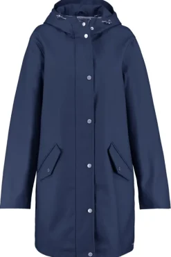 Jassen|Dames regenjassen<America Today Regenjas Janice Black|Frenchblue|Navy