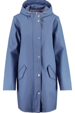 Jassen|Dames regenjassen<America Today Regenjas Janice Black|Frenchblue|Navy