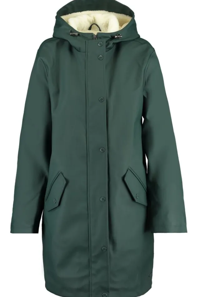 Jassen|Dames regenjassen<America Today Regenjas Janice Teddy Hardgreen|Burgundy|Oldpink