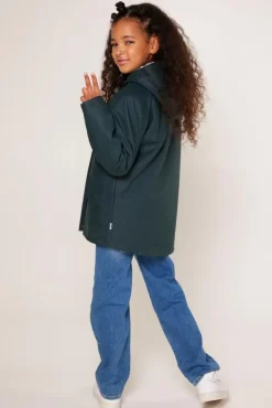 Jassen|Meisjes regenjassen<America Today Regenjas Janice Teddy JR Black|Navy|Sage