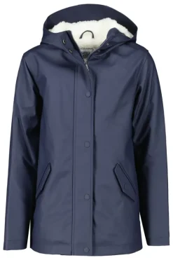 Jassen|Meisjes regenjassen<America Today Regenjas Janice Teddy JR Black|Navy|Sage