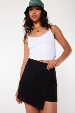 Rokken<America Today Rok Rodanya Black|Army|Offwhite