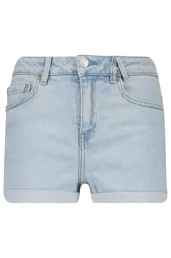 Shorts<America Today Short Lucy Jr Washedblack|Lightblue