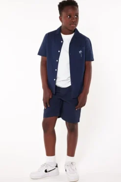 Shorts<America Today Short Nino JR Washedblack|Darkblue