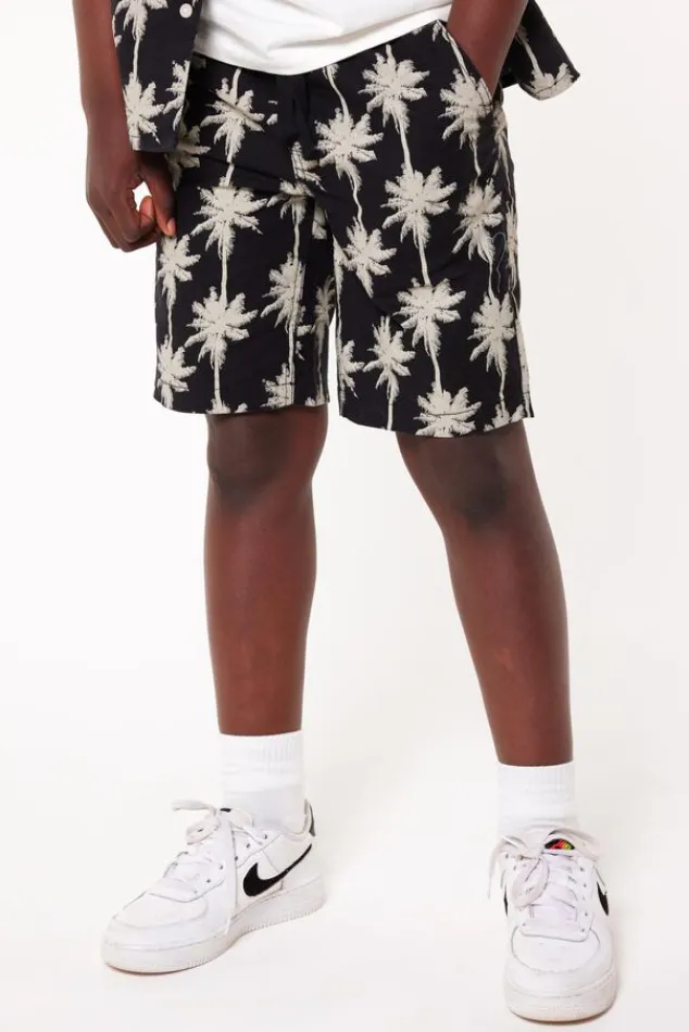 Shorts<America Today Short Nino JR Washedblack|Darkblue