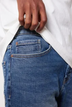 Shorts<America Today Short Robert Mediumblue|Bleacheddenim|Offwhite