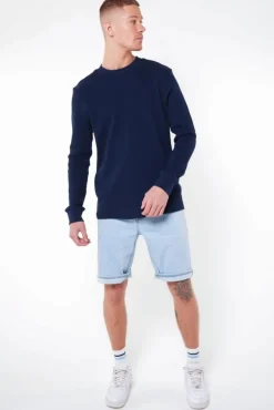 Shorts<America Today Short Robert Mediumblue|Bleacheddenim|Offwhite