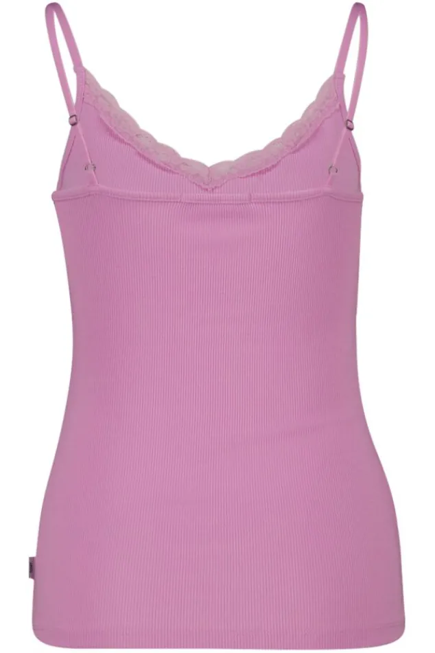 Ondergoed & Lounge|T-shirts & Tops<America Today Singlet Grace Cypress|Softpink