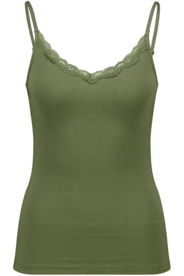 Ondergoed & Lounge|T-shirts & Tops<America Today Singlet Grace Cypress|Softpink