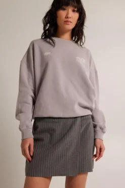 Rokken<America Today Skort Riya Grey/white