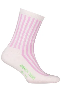 Sokken|Accessoires<America Today Sokken Toca AOP Navy/khaki|Softpink