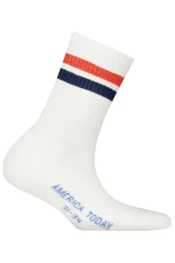 Accessories|Accessoires<America Today Sokken Toca JR Orange/blue|Pink/orange