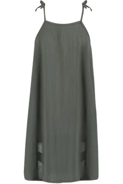 Ondergoed & Lounge|Jurken<America Today Strandjurk Myla Jr Petrol|Green