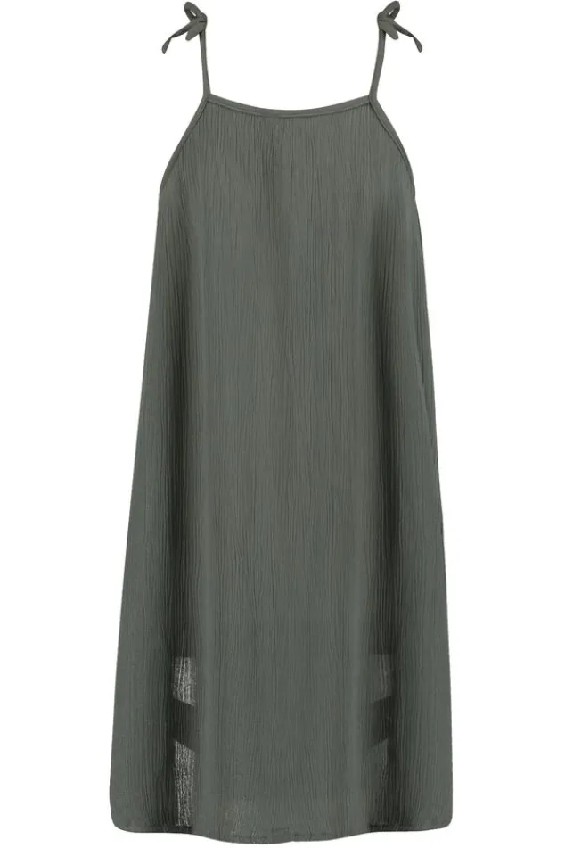 Ondergoed & Lounge|Jurken<America Today Strandjurk Myla Jr Petrol|Green