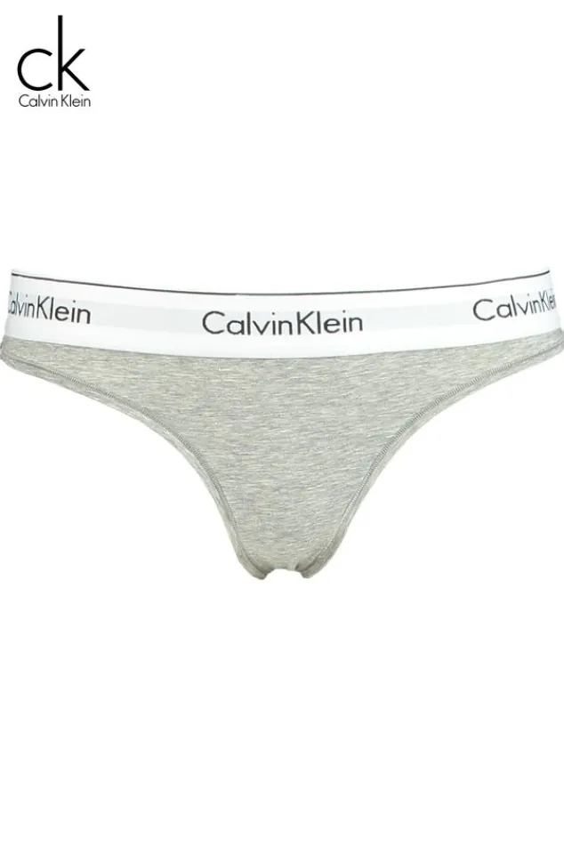 Calvin Klein|Accessoires<America Today String Calvin Klein Black|Greymelange