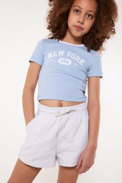 Shorts<America Today Sweat short Nea jr Lightpink|Lightgreymelange|Babyblue|Mint