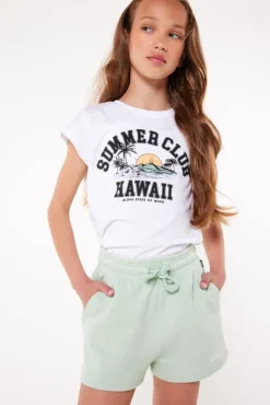 Shorts<America Today Sweat short Nyra JR Darkblue|Mint