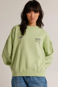 Truien & Vesten|Sweaters & hoodies<America Today Sweater Seb Lightgrey|Lime