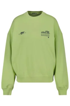 Truien & Vesten|Sweaters & hoodies<America Today Sweater Seb Lightgrey|Lime