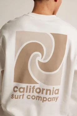 Truien & Vesten|Sweaters & hoodies<America Today Sweater Sen crew Offwhite