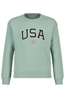 Truien & Vesten|Sweaters & hoodies<America Today Sweater Soel JR Midgreymelange|Midnight|Sage