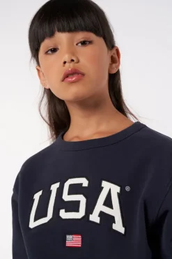Truien & Vesten|Sweaters & hoodies<America Today Sweater Soel JR Midgreymelange|Midnight|Sage