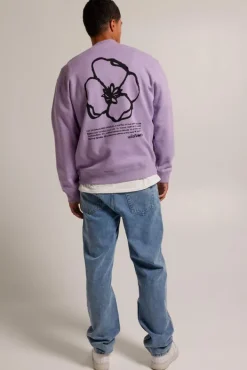 Sweaters & hoodies|Truien & Vesten<America Today Sweater Stan Crew Lilac