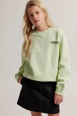 Truien & Vesten|Sweaters & hoodies<America Today Sweater Stella JR Lightgreymelange|Darkblue|Lime