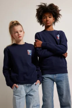 Truien & Vesten|Sweaters & hoodies<America Today Sweater Stuart crew JR Darkblue