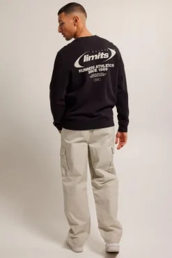 Truien & Vesten|Sweaters & hoodies<America Today Sweater Sylver crew Washedblack