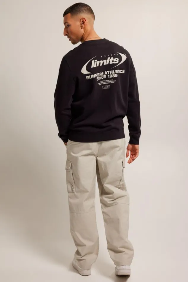 Truien & Vesten|Sweaters & hoodies<America Today Sweater Sylver crew Washedblack