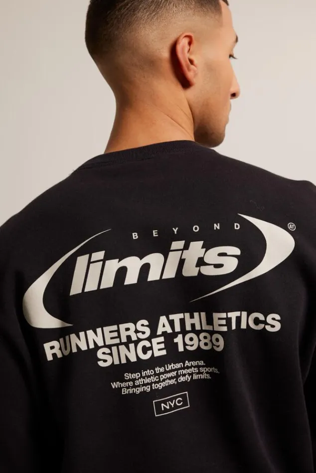 Truien & Vesten|Sweaters & hoodies<America Today Sweater Sylver crew Washedblack