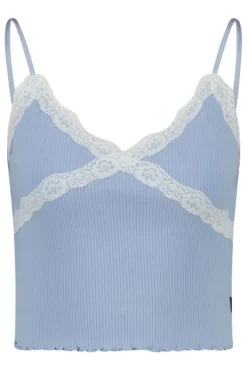 T-shirts & Tops<America Today Top Gillian Black|Babyblue