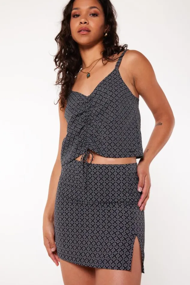 T-shirts & Tops<America Today Top Ivara Designprint|White/red