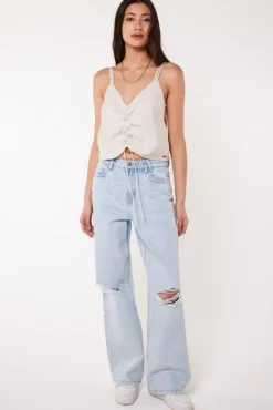 T-shirts & Tops<America Today Top Ivory Anthra|Kit