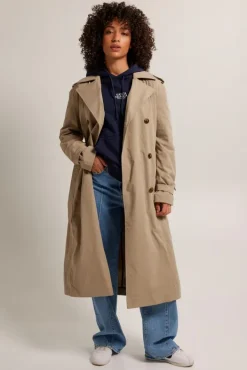 Jassen<America Today Trenchcoat Jasmine Khaki|Lightgreen