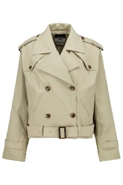 Jassen<America Today Trenchcoat Jimmy Lightblue|Khaki