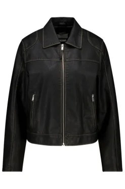 Jassen<America Today Trucker jacket Janna Black