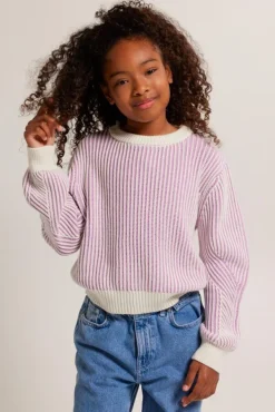 Truien & Vesten<America Today Trui Kali JR Sage|Lilac