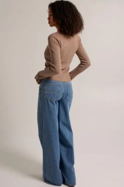 Truien & Vesten<America Today Trui Kami Brownmelange