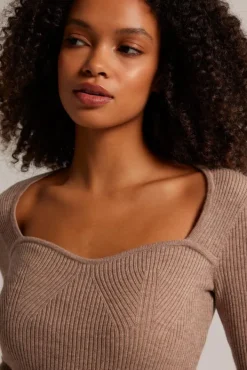 Truien & Vesten<America Today Trui Kami Brownmelange